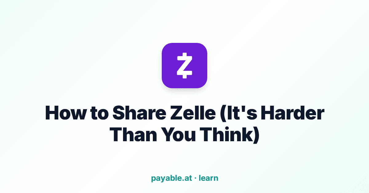 How to Share Zelle (It's Harder Than You Think) How to Share Zelle (It's Harder Than You Think)